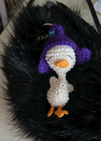 Renkli Örgü Ördek Oyuncak - Görsel 3