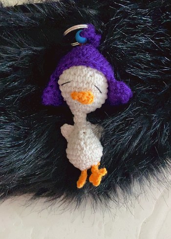 Renkli Örgü Ördek Oyuncak - Görsel 5