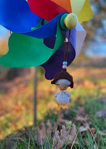 Renkli Örgü Ördek Oyuncak - Görsel 2