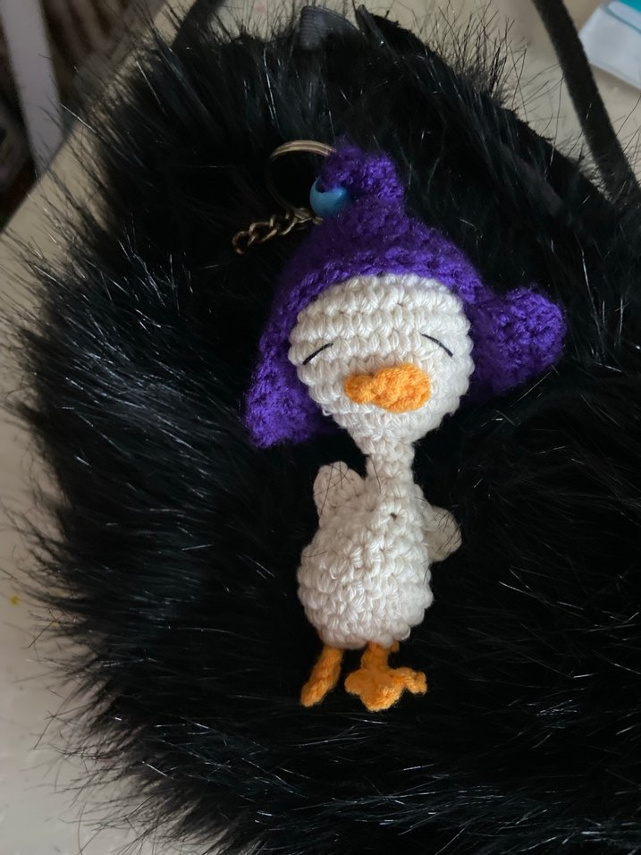 Renkli Örgü Ördek Oyuncak - Görsel 3