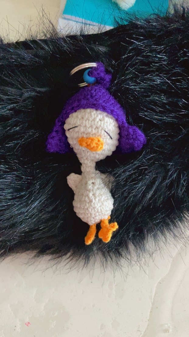 Renkli Örgü Ördek Oyuncak - Görsel 5