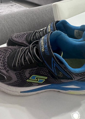 31 Beden Skechers Erkek Çocuk Gri Sneakers