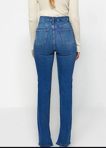 40 Beden Trendyolmilla Flare jean