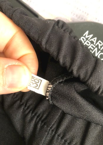 38 Beden siyah Renk Kadın Siyah Kumaş Pantolon