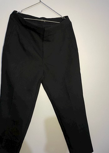 LCW Vision Siyah Midi Kumaş Pantolon