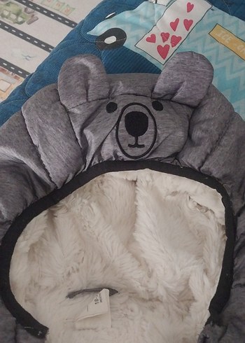 Gri Fermuarlı Erkek Bebek Tulum yurtdisindan - Görsel 7