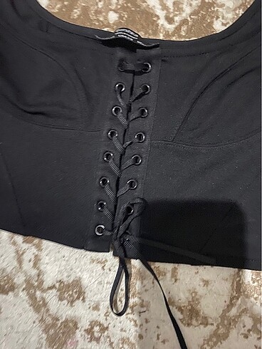 xs Beden kullanılmadı siyah bershka
