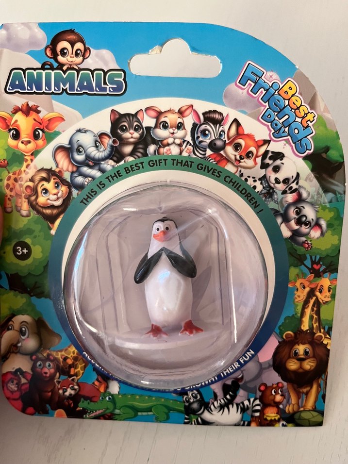 Beyaz Penguen Figürü - Hayvanlar Serisi - Görsel 2