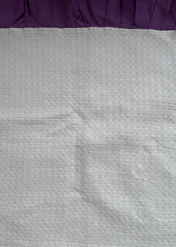 Nakışlı Gri Örgü Bebek pike - Görsel 4