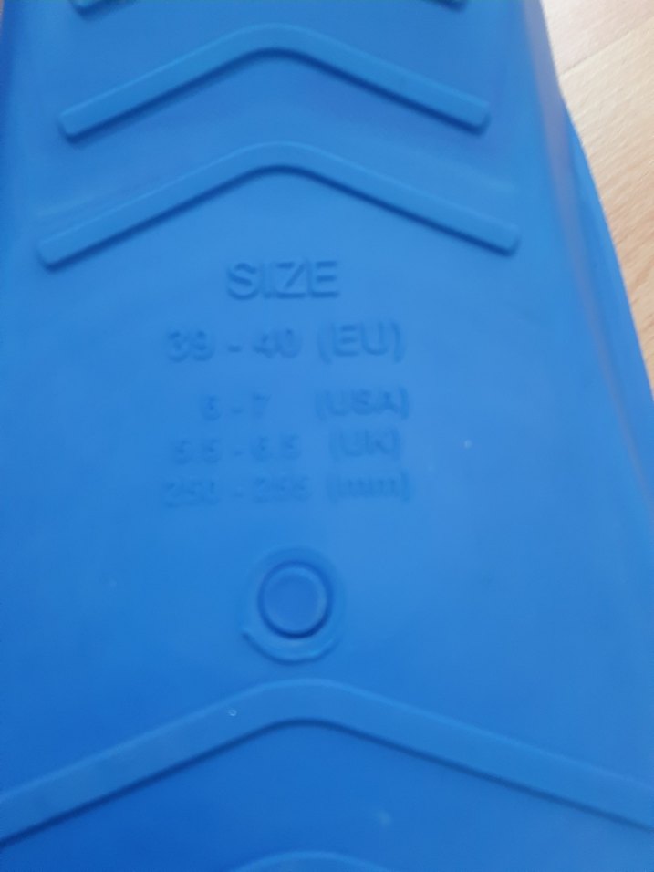 Erkek Mavi Kauçuk Su Paletleri - Görsel 4