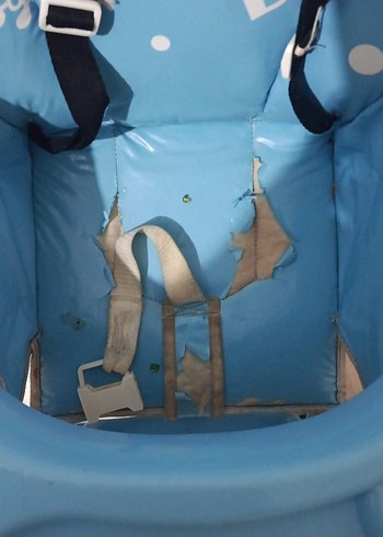 Bebek için Mavi Mama Sandalyesi - Görsel 2