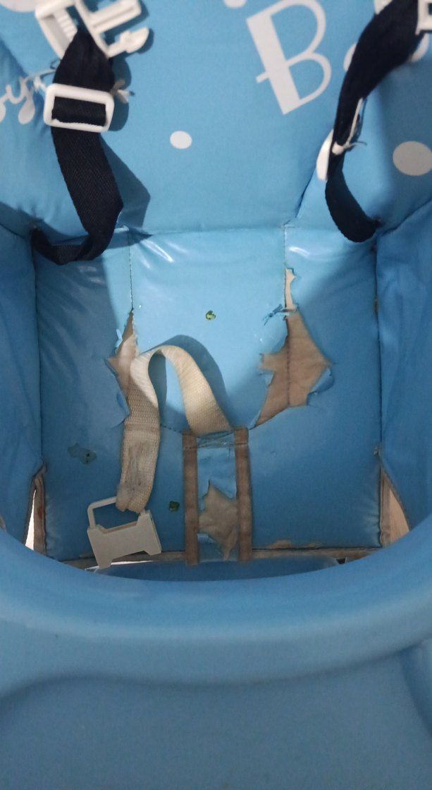 Bebek için Mavi Mama Sandalyesi - Görsel 2