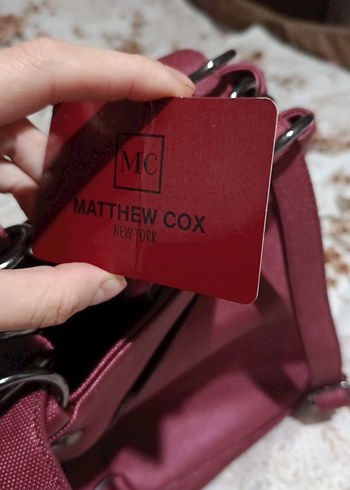 Bordo Deri Fermuarlı Kadın Çanta - Görsel 4