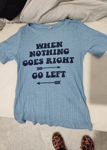 Trendy Mavi Kadın Tişörtü - Görsel 3