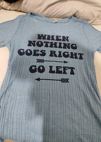 Trendy Mavi Kadın Tişörtü - Görsel 2