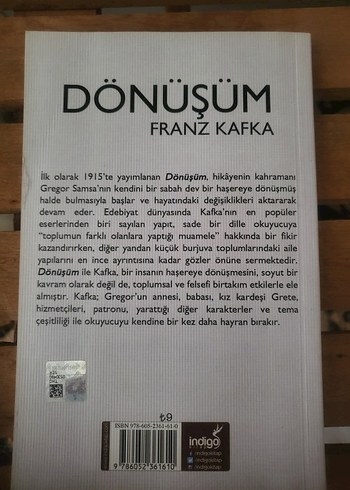 Dönüşüm - Franz Kafka Romanı