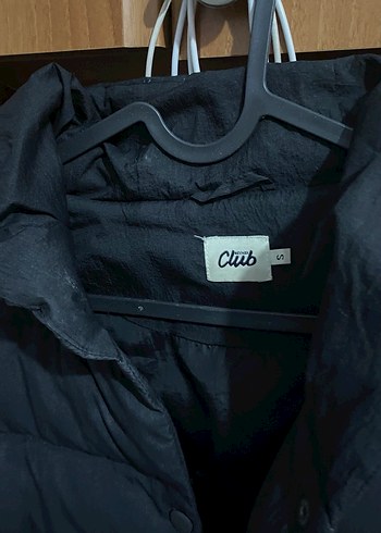 Siyah Midi Düğmeli Kadın Kışlık Mont - Görsel 2