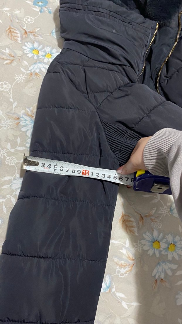 Siyah Fermuarlı Kadın Kışlık Mont - Görsel 3