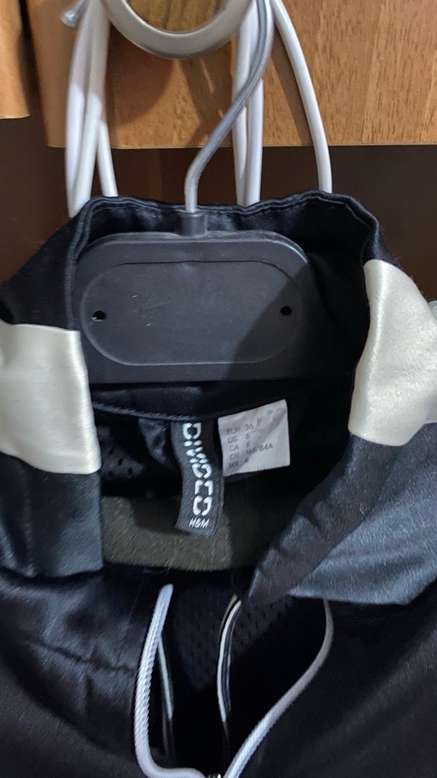 Fermuarlı Siyah Spor Ceket - Görsel 3