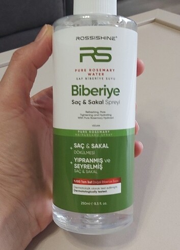 biberiye saç sakal spreyi.