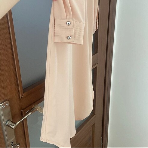 36 Beden ten rengi Renk Pudra Pembe Tunik