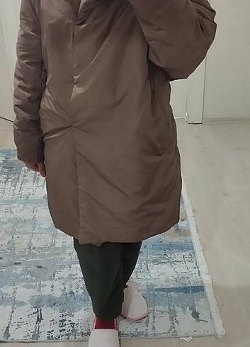 l Beden Kahverengi şişme mont
