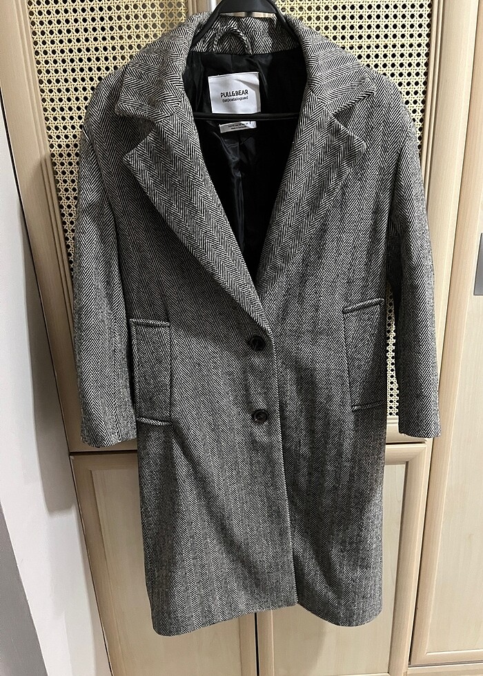 Yün karışımlı kaban - Görsel 2