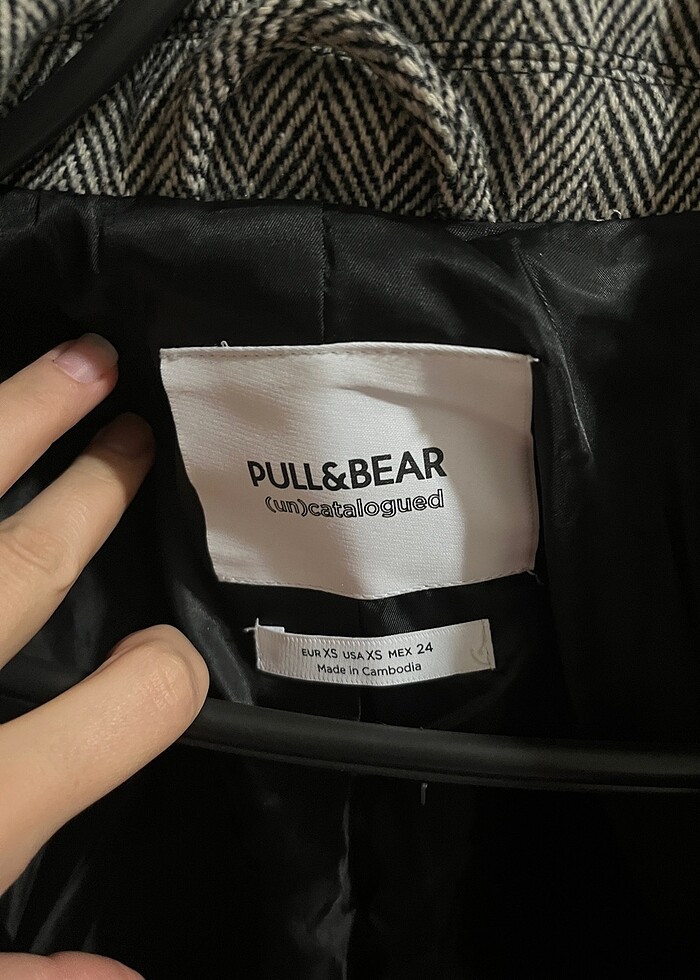 Yün karışımlı kaban - Görsel 4