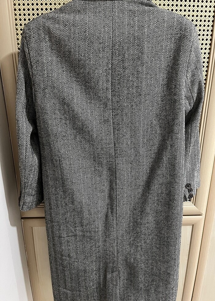 Yün karışımlı kaban - Görsel 3