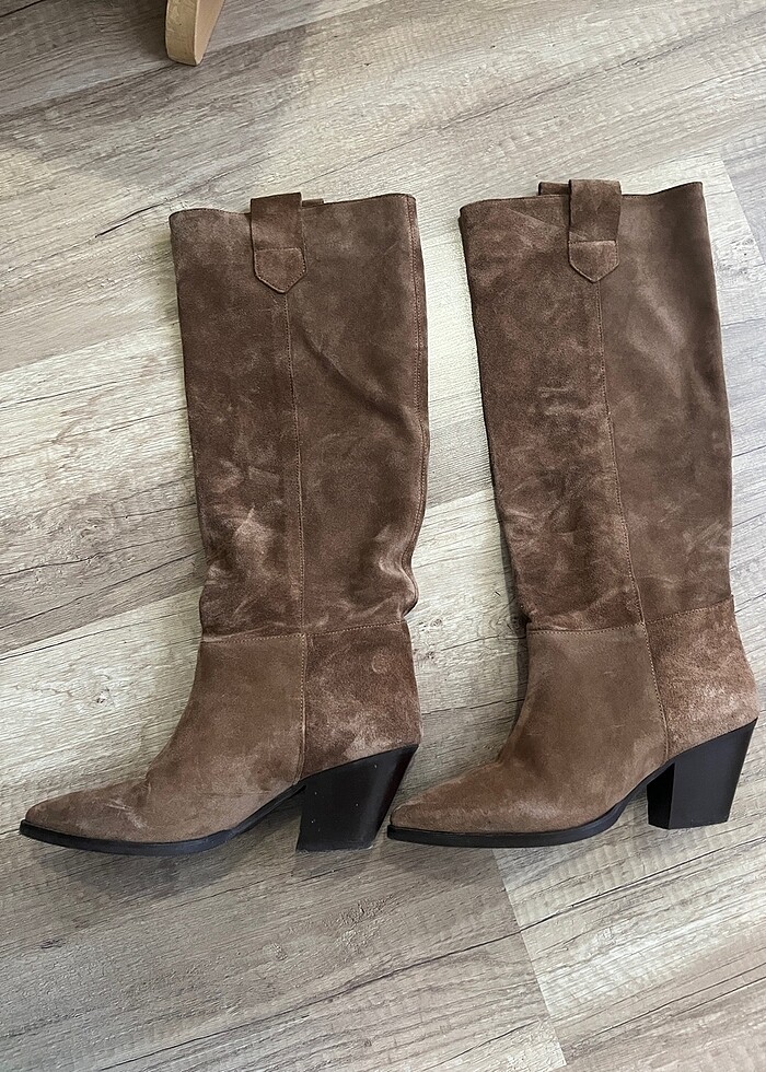 Gerçek süet çizme - Görsel 3