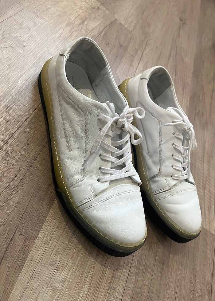 Deri erkek spor ayakkabı - Görsel 3