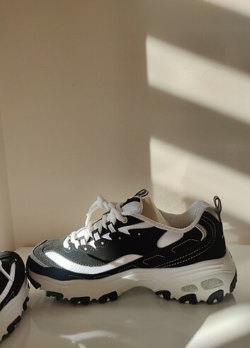 37,5 Beden siyah Renk Skechers D'lites original 37,5-38