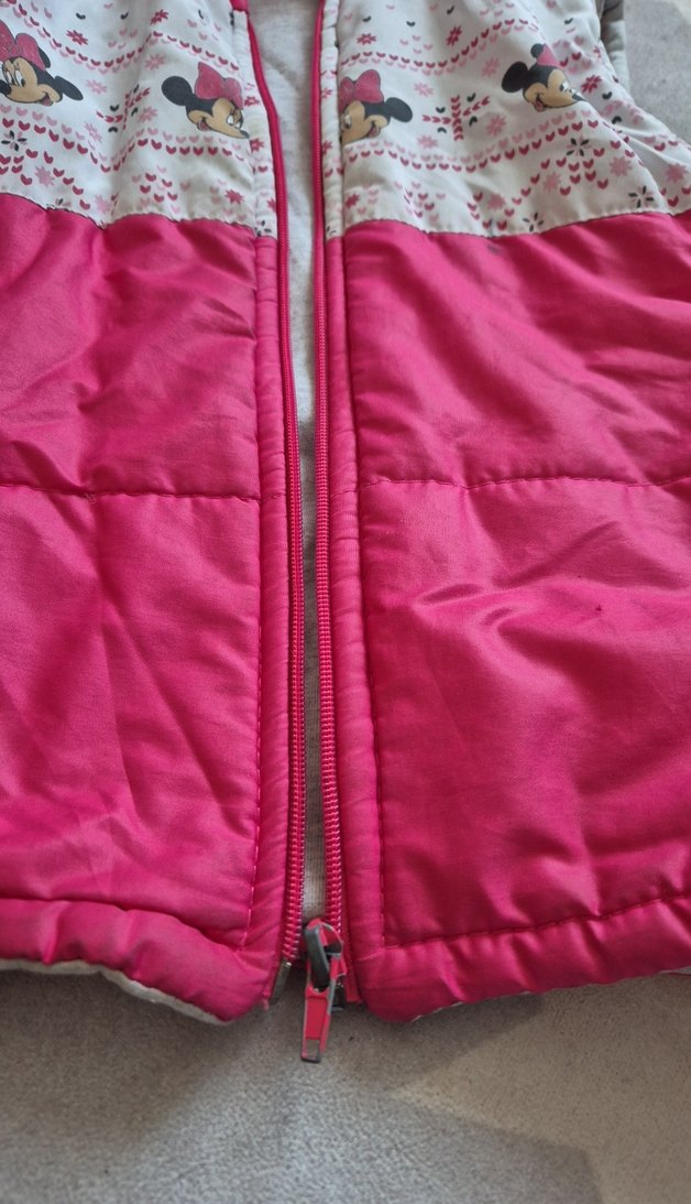 Kız Çocuk Kapüşonlu Pembe Nakışlı Yelek - Görsel 2