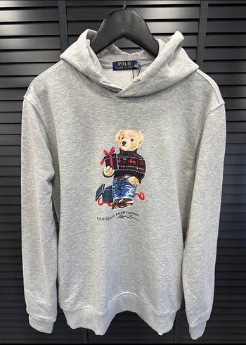 Beyaz Polo Bear Baskılı Erkek Sweatshirt - Görsel 2