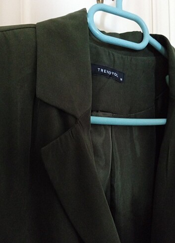 Blazer haki yeşili ceket