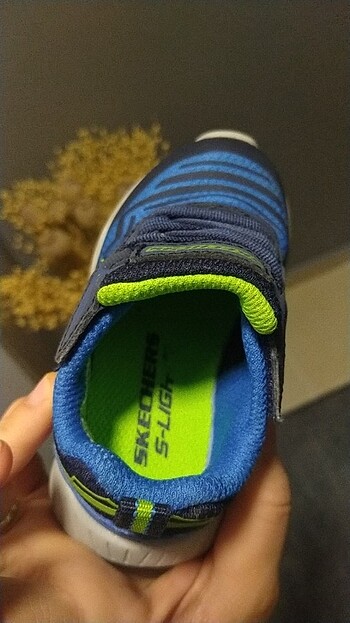 21 Beden mavi Renk Skechers çocuk ayakkabı ışıklı 