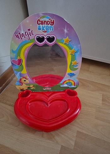 Candy & Ken Renkli Çocuk Aynası ve Masa - Görsel 4