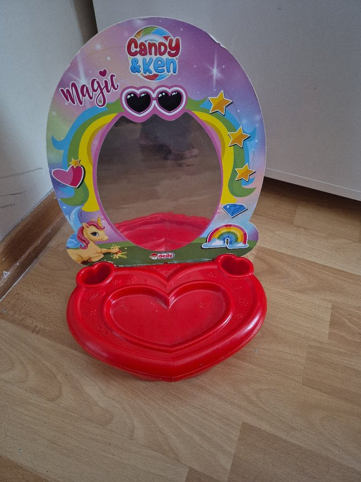 Candy & Ken Renkli Çocuk Aynası ve Masa - Görsel 5