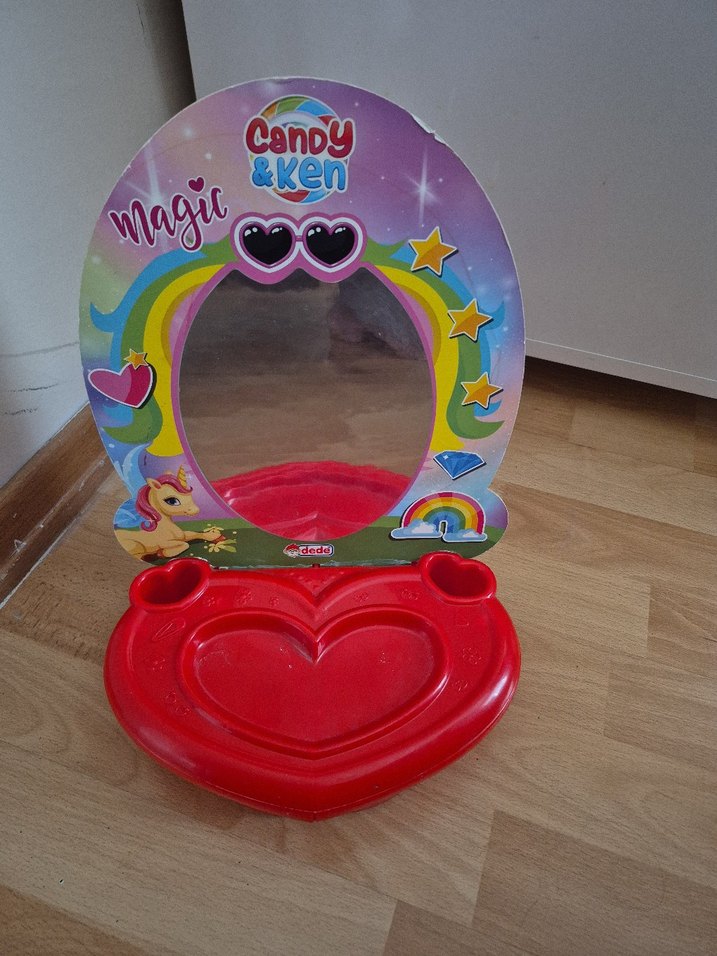 Candy & Ken Renkli Çocuk Aynası ve Masa - Görsel 4