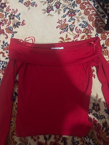 Stradivarius Kırmızı bluz