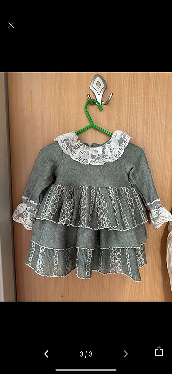 6-9 Ay Beden Bebek vintage elbise
