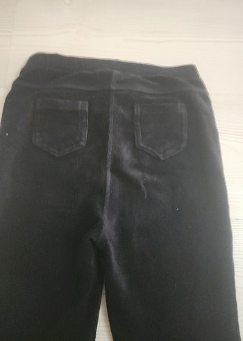 Siyah Süet Kız Pantolonu