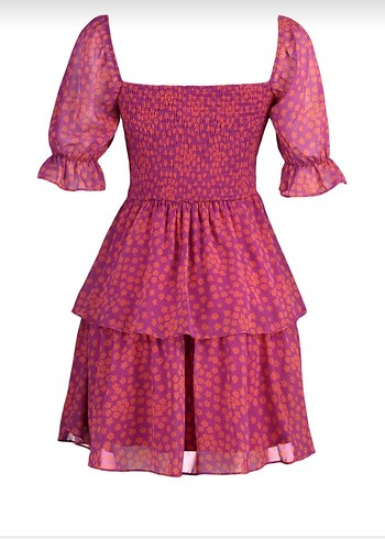 36 Beden pembe Renk Trendyol & Milla Straplez Mini Elbise