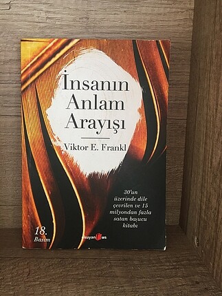 İnsanın Anlam Arayışı Viktor E. Frankl