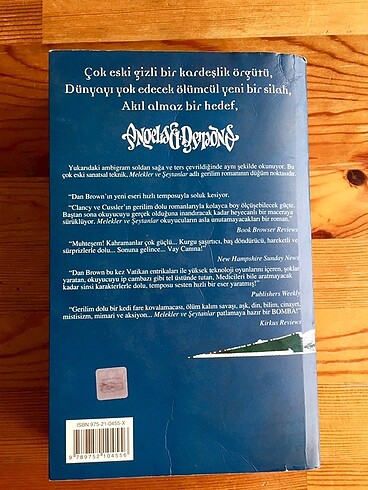 Melekler ve Şeytanlar Dan Brown