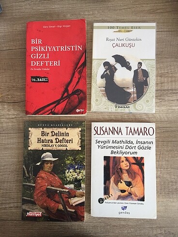 4 kitap 250 tl