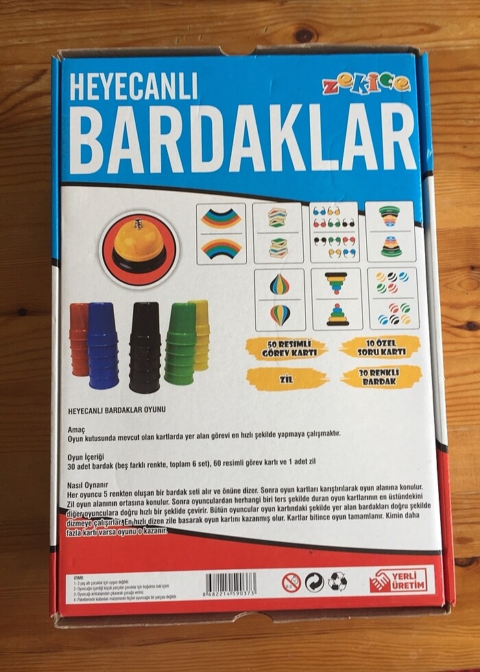 Heyecanlı bardaklar kutu oyunu - Görsel 2