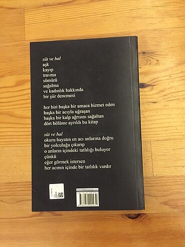 Süt ve Bal Rupi Kaur birinci baskı - Görsel 2