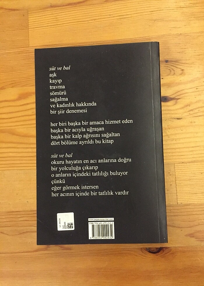 Süt ve Bal Rupi Kaur birinci baskı - Görsel 2