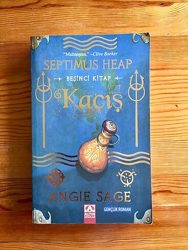 Septimus Heap beşinci kitap Kaçış Angie Sage birinci baskısı